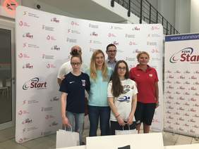 Pokaż zdjęcie: najlepsze zawodniczki mitingu