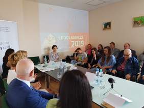 Pokaż zdjęcie: Konferencja prasowa inaugurująca XIV edycję Konkursu i Kampanii "Lodołamacze"