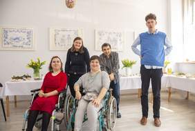 Pokaż zdjęcie: uczestnicy Środowiskowego Domu Samopomocy