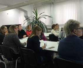 Pokaż zdjęcie: Uczestnicy szkolenia PFRON pt.: „Niepełnosprawny sprawny w pracy” w ramach Światowego Tygodnia Przedsiębiorczości