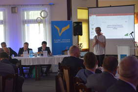 Pokaż zdjęcie: Wystąpienie pracownika Oddziału Śląskiego PFRON 