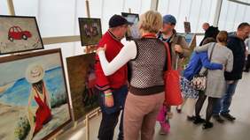 Pokaż zdjęcie: Wystawa prac XVI edycji Konkursu Plastycznego „Sztuka Osób Niepełnosprawnych” w Pawilonie