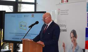 Pokaż zdjęcie: Prelekcja Wicestarosty Tarnowskiego Jacka Hudyma