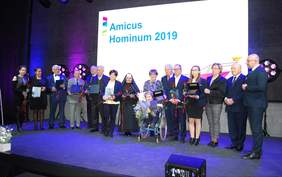 Pokaż zdjęcie: Laureaci Nagrody Amicus Hominum 2019
