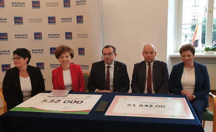 Pokaż zdjęcie: Spotkanie prezes PFRON Marleny Maląg w leszczyńskim ratuszu