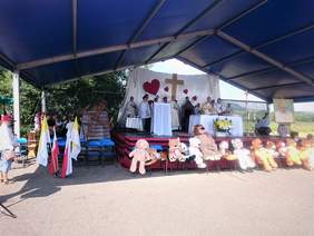 Pokaż zdjęcie: msza święta w Masłowie 