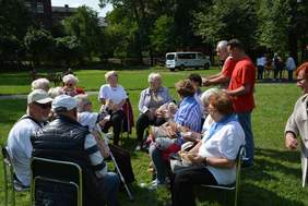 Uczestnicy V Dni Godności Osób Niepełnosprawnych w Świętochłowicach