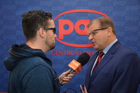 Tomasz Maruszewski - Zastępca Prezesa Zarządu ds. Finansowych w trakcie wywiadu dla Programu I Polskiego Radia