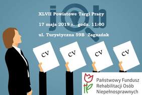 Pokaż zdjęcie: Plakat Targi Pracy w Zagnańsku