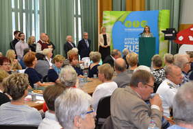 Pokaż zdjęcie: Rozpoczęcie spotkania przez Regionalnego Rzecznika Prasowego ZUS  Annę Ilukiewicz 