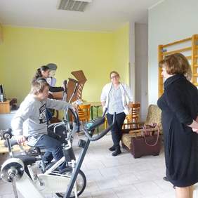 Pokaż zdjęcie: Sala gimnastyczna