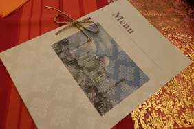 Pokaż zdjęcie: Menu potraw serwowanych w ramach XVII Wojewódzkiego Konkursu Sztuki Kulinarnej 