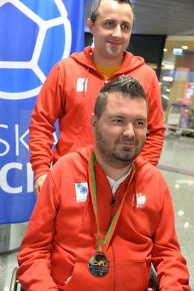 Pokaż zdjęcie: Damian Iskrzycki wicemistrzem Europy w Bocci