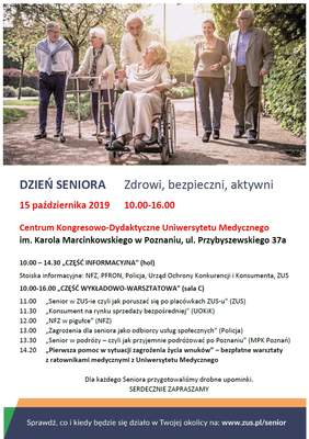 Pokaż zdjęcie: Plakat promujący Dzień Seniora w Poznaniu