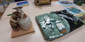 Pokaż zdjęcie: Prace nadesłane na etap wojewódzki XVII edycji Ogólnopolskiego Konkursu Plastycznego „Sztuka Osób Niepełnosprawnych”