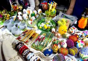 Rękodzieła artystyczne dostępne na wystawie