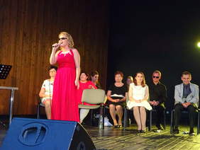 Pokaż zdjęcie: Uczestnicy koncertu "Widzieć muzyką" w Horyńcu-Zdroju