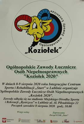 Pokaż zdjęcie: Plakat informacyjny ,,Koziołek 2020"