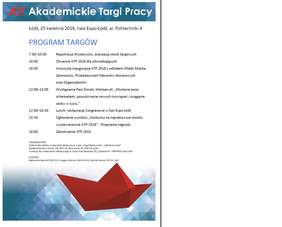 Pokaż zdjęcie: Program targów