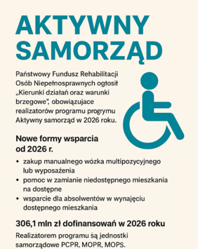 Pokaż zdjęcie: Aktywny Samorząd - ważne informacje 