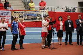 Pokaż zdjęcie: uczestnicy Mitingu Lekkoatletycznego Olimpiad Specjalnych w Spale