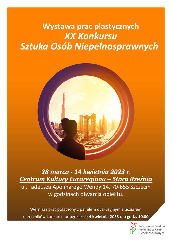 Pokaż zdjęcie: Plakat wystawy w Starej Rzeźni