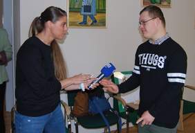 Pokaż zdjęcie: Wywiad dla TVP3 Kraków