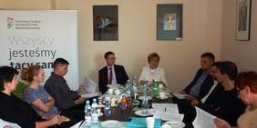 Pokaż zdjęcie: Spotkanie z przedstawicielami środowiska małopolskich WTZ