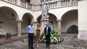 Pokaż zdjęcie: Wizyta dyrektor Marty Mordarskiej w Muzeum Archidiecezjalnym  