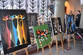 Pokaż zdjęcie: Wystawa prac