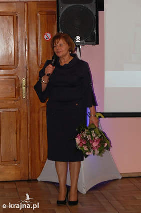 Pokaż zdjęcie: Okolicznościowe przemówienie p. Aleksandry Gierej - Dyrektor PFRON Oddział Kujawsko-Pomorski