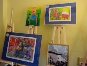 Pokaż zdjęcie: nagrodzone prace z kategorii Malarstwo i witraż