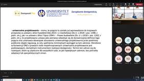 slajd ze spotkania - uniwersalne projektowanie - wyjaśnienie pojęcia