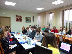 Uczestnicy spotkania informacyjno-szkoleniowego.