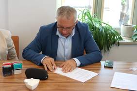 Pokaż zdjęcie: Leszek Waszkiewicz - Starosta Powiatu Bytowskiego