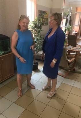 Pokaż zdjęcie: Wizyta Marty Mordarskiej w ŚDS w Gorlicach