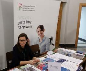 Pokaż zdjęcie: Targi Pracy Job Spot 2019 na Uniwersytecie Ekonomicznym w Poznaniu z udziałem Oddziału Wielkopolskiego PFRON