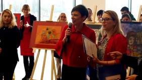 Pokaż zdjęcie: Uroczystość otwarcia wystawy „Gdy w sercu kwitnie muzyka" w Centrum Handlowym Avenida w Poznaniu