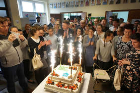 Pokaż zdjęcie: Uczestnicy uroczystości