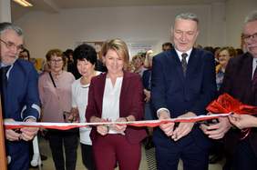 Pokaż zdjęcie: Uroczyste otwarcie fot. Starostwo Powiatowe w Łęcznej