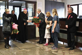 Spotkanie w Samodzielnym  Ośrodku Rehabilitacyjno - Oświatowym- przywitanie gości