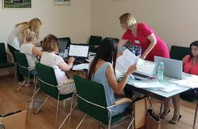 Pokaż zdjęcie: Warsztaty w siedzibie Oddziału Małopolskiego PFRON