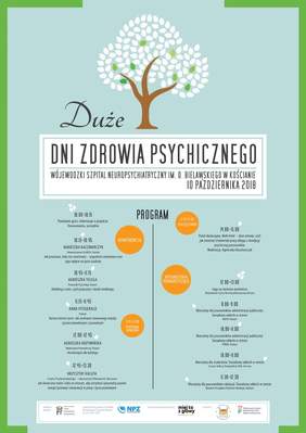 Pokaż zdjęcie: Plakat promujący Duże Dni Zdrowia Psychicznego