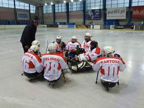 Pokaż zdjęcie: Reprezentacja polski w hokeju osób niepełnosprawnych