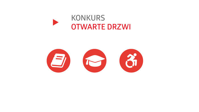 Baner konkursu otwarte Drzwi