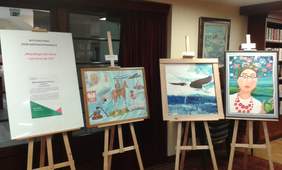 Pokaż zdjęcie: Wystawa prac w MBP Mikołów