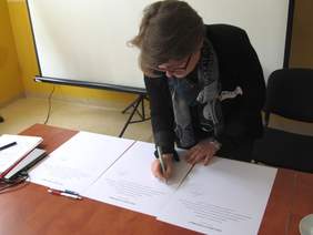 Pokaż zdjęcie: Justyna Ochędzan, Prezes Wielkopolskiej Rady Koordynacyjnej Związku Organizacji Pozarządowych