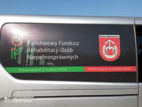 Pokaż zdjęcie: Logotypy PFRON i Gminy Wojciechów