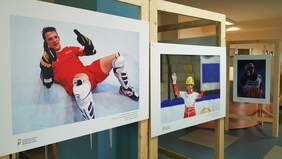 Wystawa PFRON Pragnę zwyciężać w śląskim NFZ