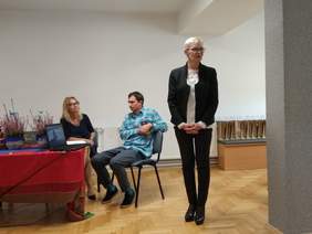 Pokaż zdjęcie: Wystąpienie przedstawiciela Oddziału Śląskiego PFRON